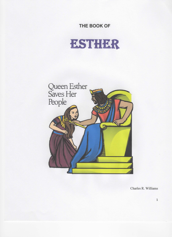 esther bible study outline